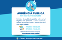 Audiência pública - sobre a Lei Orgânica de Caracaraí 